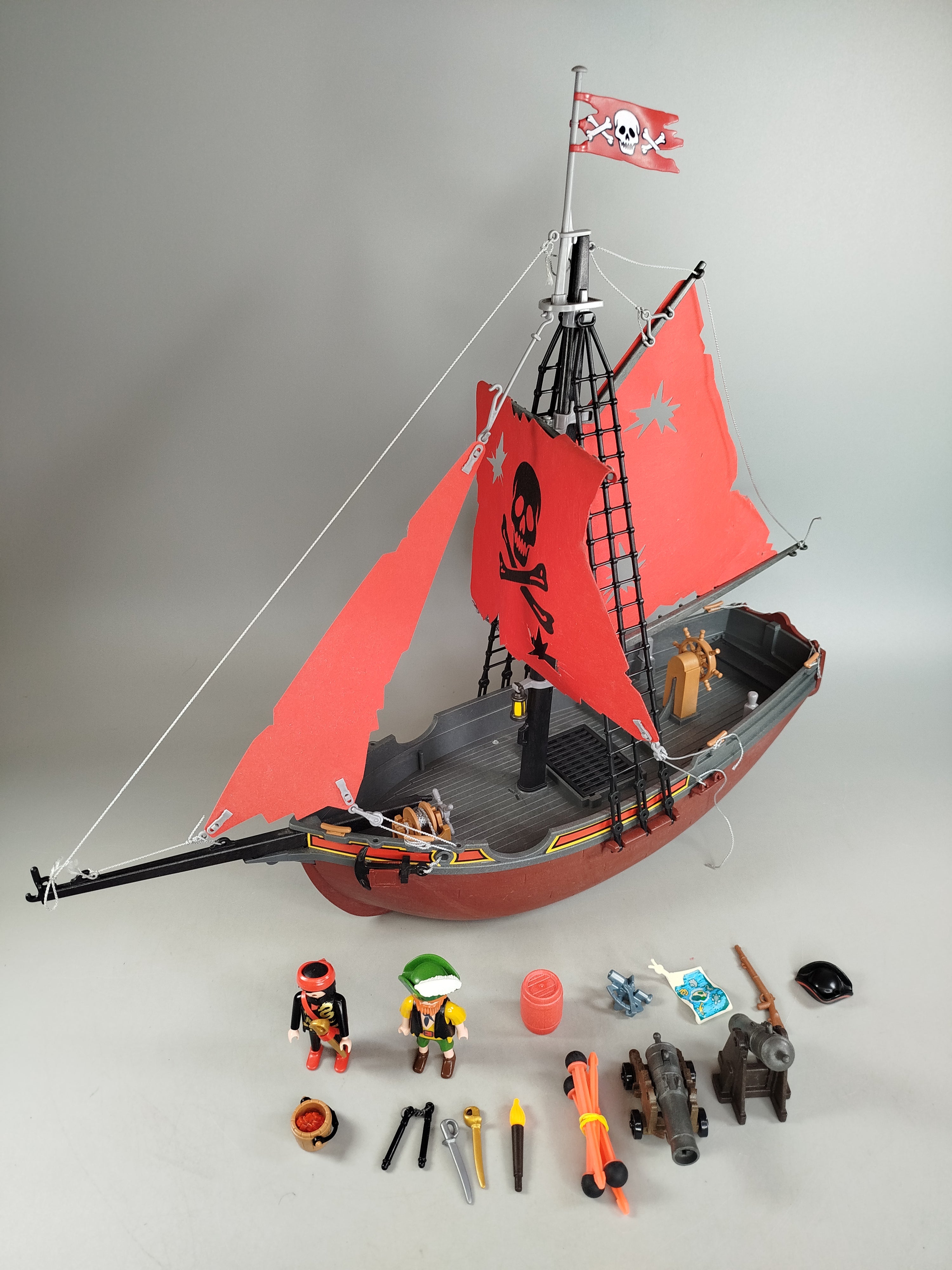 Playmobil Piratenschiff Spielset, gebraucht, ab 3 Jahre | geprüft